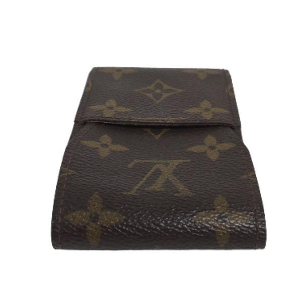 ルイヴィトン カードケース M63024 エテュイ・シガレット モノグラム シガレットケース  LOUIS VUITTON ブラウン ユニセックス 中古