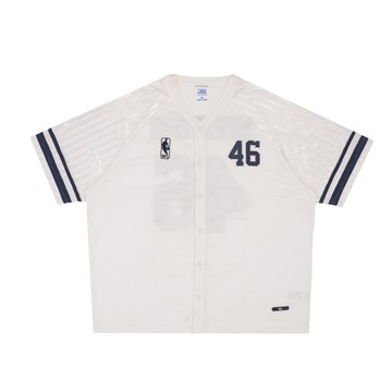 NBA 拼接 短袖 網眼 棒球衫