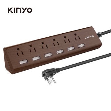 KINYO 6開6插三角延長線(深)CGTW3666C