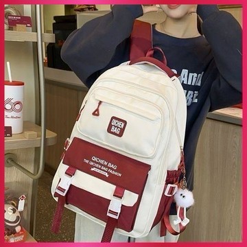 『ATC』 後背包 | 高顔值書包女 | 學生韓版書包女 | 百搭耐用大容量雙肩包女 | 小學初高中背包女 | 學生後背