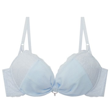 FLORA LOVELY 小確幸 B~F罩杯成套日本內衣-藍色