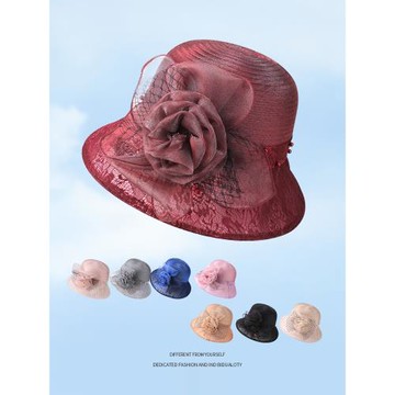 夏季帽子女 韓版時尚大沿可折疊女帽布帽防曬太陽帽沙灘帽涼帽子