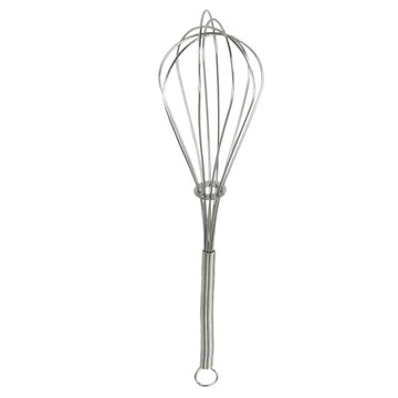 hesii 特大調汁棒 攪拌棒 打蛋器 打奶器 21cm 不鏽鋼 烹飪工具  1入  銀色