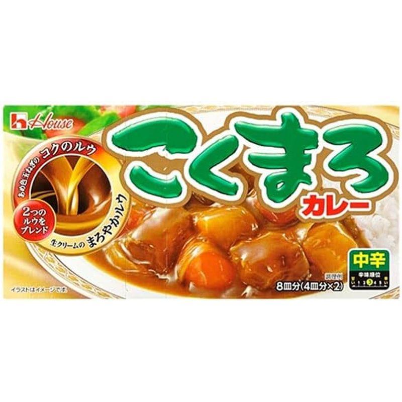 ハウス食品 こくまろカレー 中辛 140g×10個入×(2ケース)