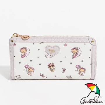 Hello Kitty - Arnold Palmer - L拉長夾  Sweet Tanning系列 - 淡紫色