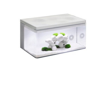 悠合生態缸搭配遙控燈北歐白全配