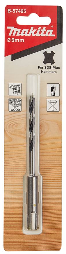 MAKITA 牧田 B-57495 木材用四溝鑽頭 木材鑽頭  5*116mm