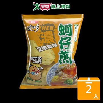 波的多洋芋片濃厚蚵仔煎香辣59.5G【兩入組】【愛買】