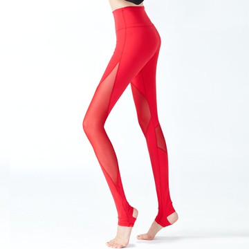 瑜伽褲女夏季紗高腰提臀外穿網紅速干瑜珈踩腳褲緊身運動健身褲