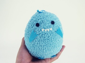 絨毛可愛胖胖兵團-胖胖龍(藍_歲末驚喜