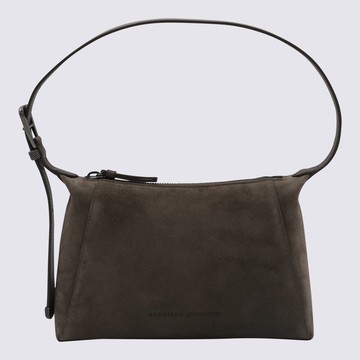 Brunello Cucinelli Brown Leather Shoulder Bag