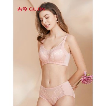 古今內衣女蕾絲抹胸式防走光舒適無鋼圈文胸罩內衣