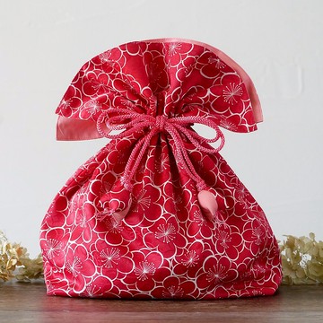 和服 束口袋 招福束口袋 梅花 大尺寸