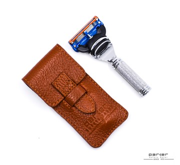 Parker Shaving Travel Fusion Razor旅行皮套刮鬍刀具