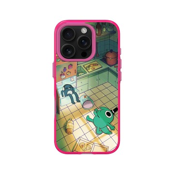 iPhone 16 Pro Clear 粉漾桃 - 怪奇事物所 Incrediville - 卡路里盛夏派對