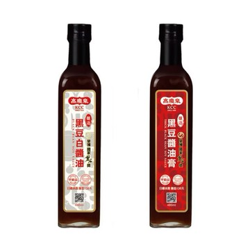 高慶泉 黑豆白醬油480ml/黑豆醬油膏480ml