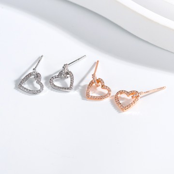 愛心小品耳環(J052L2Q002A) - JUJURY