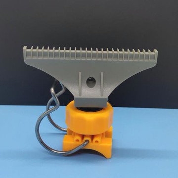 夾扣吹風噴嘴 塑料加寬風刀吹氣噴頭 梳形F型噴嘴頭 扁嘴吹掃清洗