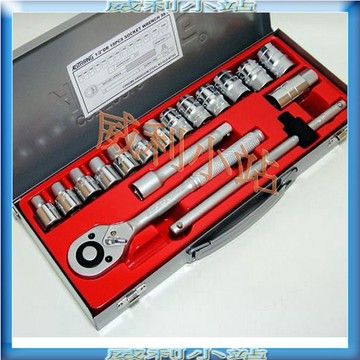 【威利小站】 ALSTRONG 4018G-BL 1/2"(4分) 藍帶套筒組 18件組 CR-V材質 全新
