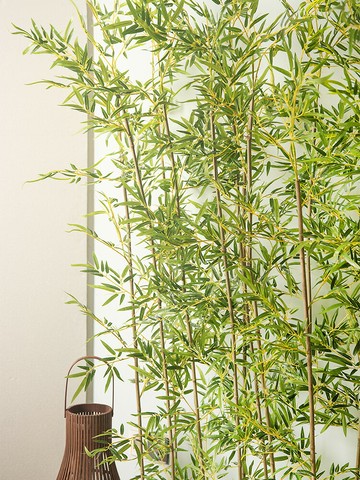 仿真竹子裝飾造景假竹子仿真植物室內盆栽擺件竹子隔斷擋墻圍欄