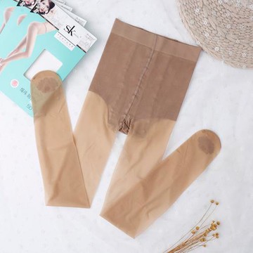 香味翹臀襪性感天鵝絨連褲薄款塑形加襠腳底防滑啞光美腿夏季絲襪