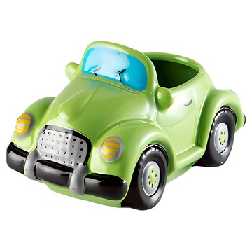 Canary 手繪金龜車赫比 M-H514 倉鼠兔子天竺鼠可愛陶瓷窩  1個