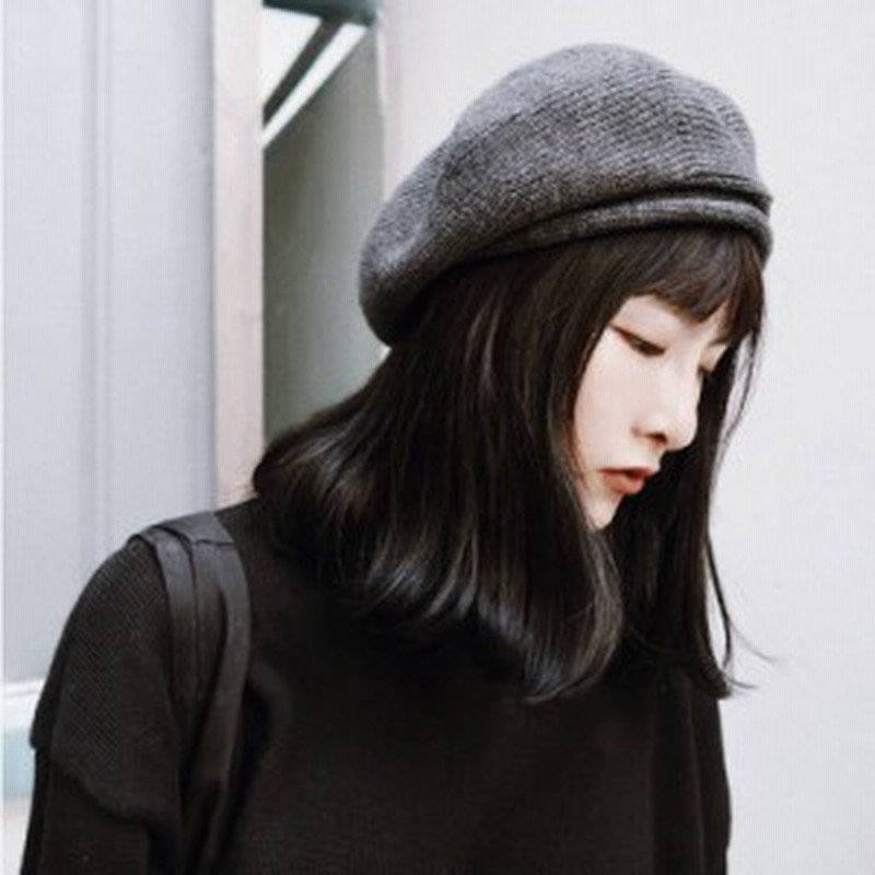 秋冬 プチプラ ラウンド ニット ベレー帽 帽子 ニット帽 グレー ブラック レッド ベージュ ワンサイズ レディース 通販 Lineポイント最大1 0 Get Lineショッピング