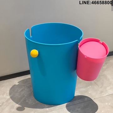 免運 開立發票 垃圾桶 多巴胺垃圾桶家用客廳輕奢高檔高顏值廚房衛生間廁所桌面收納紙簍