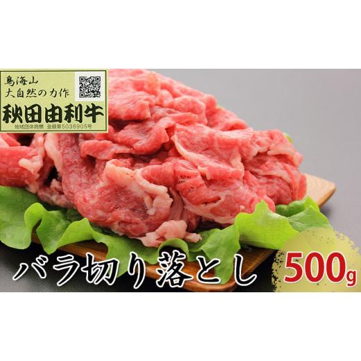 ふるさと納税 秋田県 にかほ市 秋田由利牛 バラ切り落とし 500g