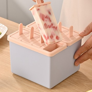 【台灣出貨】冰棍雪糕模具 食品級帶蓋家用做冰棒凍冰塊盒 自制冰淇淋神器