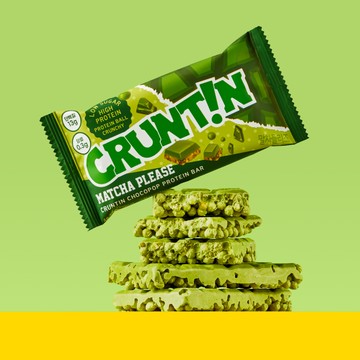 CRUNTIN chocopop Protein Bar #Matcha Please 48.5g