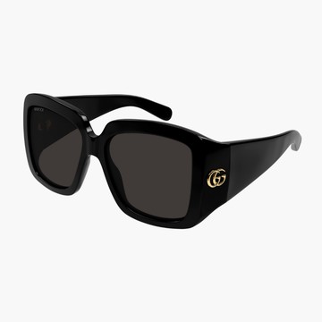 【GUCCI 古馳】方形太陽眼鏡 (GG1402SA-001)