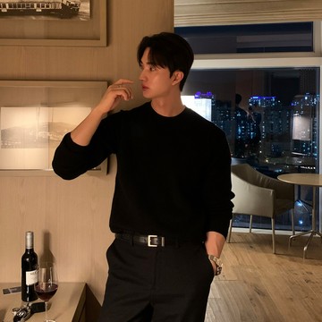 正韓cashmere-like 圓領針織上衣 15色 YUPPIE 預購商品 1016
