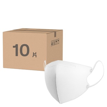 JIUJIU 親親 涼感系列 醫用立體口罩 成人款  1個  潔淨白  10片