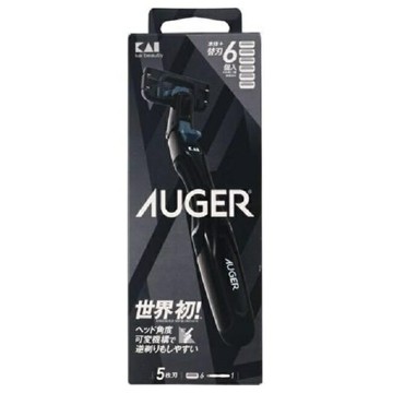 貝印 AUGER刮鬍刀(刀架+6個刀片)AG-6H