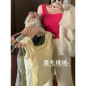 大美妞★免運 小可愛背心 針織背心 吊帶背心 美背背心內衣 無袖背心 帶胸墊背心 吊帶女 運動背心 短款打底衫上衣