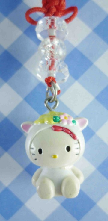 【震撼精品百貨】Hello Kitty 凱蒂貓 KITTY生肖手機吊飾-羊 震撼日式精品百貨