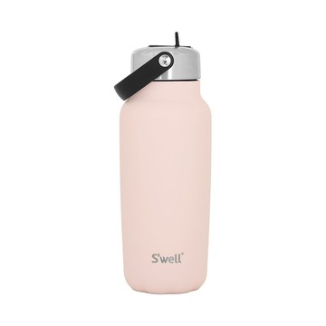 S'well 美國 Explorer不鏽鋼吸管保溫瓶(玫瑰粉橘940ml) / swell 保溫杯 手搖飲 環保杯 隨行杯