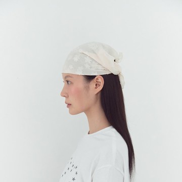 透明星星圖案圍巾