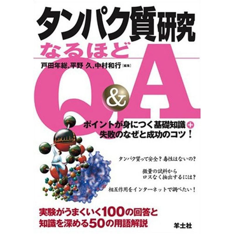 タンパク質研究なるほどQA?ポイントが身につく基礎知識 失敗のなぜと成功のコツ