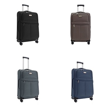 ~雪黛屋~ BATOLON 20吋行李箱加大容量輕量商務高單防水尼龍布360度轉防爆拉鍊W1506B