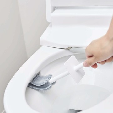 compact馬桶刷組(2色) 白色