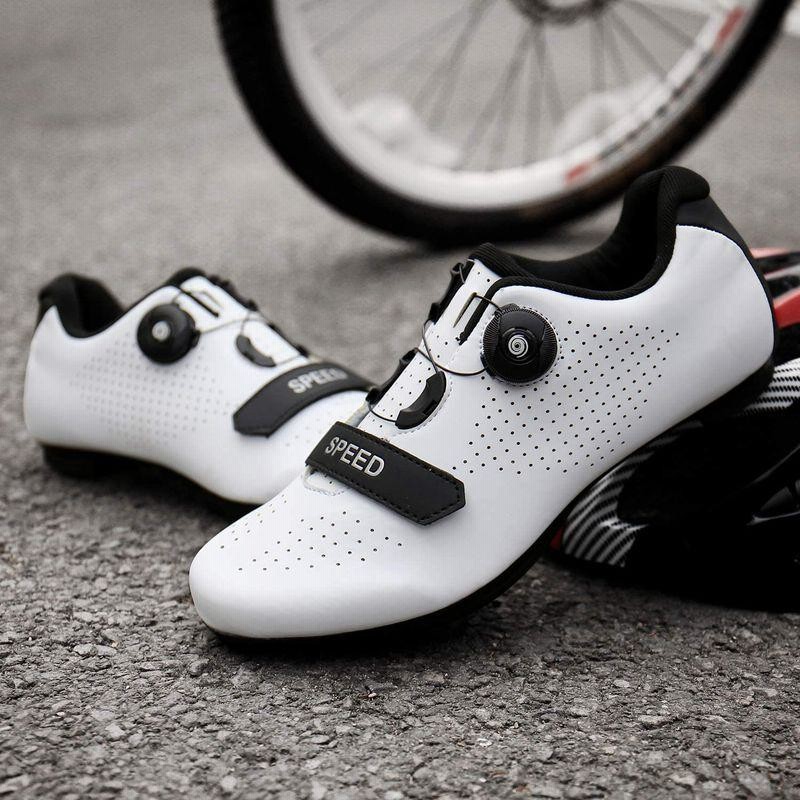 お気に入 Lakerom サイクリング サイクルシューズ ロードバイクシューズ MTBシューズ 自転車 SPD SPD-SL両対応 快速靴紐 ベルクロ ロードバイクシューズ SPD-SL