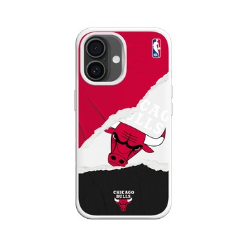 iPhone 16 SolidX 白 - NBA - 熱血系列-芝加哥公牛 Chicago Bulls - Sweat and Tears