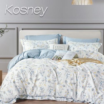 KOSNEY  買一送一  吸濕排汗萊賽爾天絲床包枕套組 單人/雙人/加大 多款任選床包高度約30公分