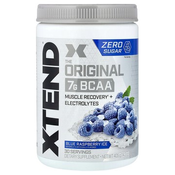 XTEND, The Original 7G 支鏈胺基酸，藍莓冰，14.3 盎司（405 克）