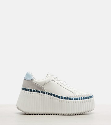 Chloé Nama leather platform sneakers