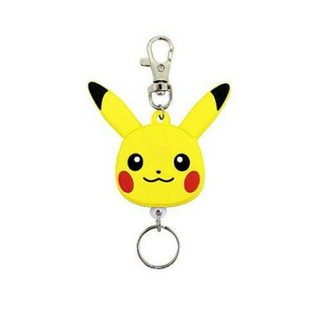 【震撼精品百貨】神奇寶貝 Pokemon 精靈寶可夢 POKÉMON 皮卡丘 PIKACHU 伸縮鑰匙圈 震撼日式精品百貨
