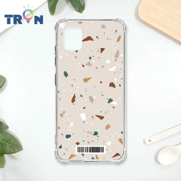 TRON 三星 NOTE 10 LITE 彩色幾何小磨石子B款 四角防摔載具殼 軟殼 手機殼