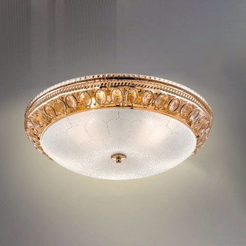 水晶玻璃吸頂三燈 B71-81-24807